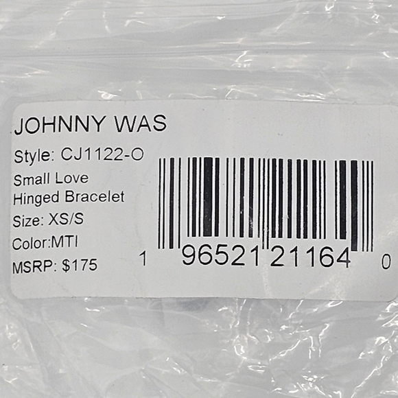 Johnny Was Small Love Hinge Bracelet - Picture 8 of 8